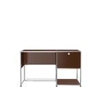 USM - USM Haller Desk Unit A  -  USM Brown - Skrivebord - Fritz Haller,Paul Schärer - Brun - Metall