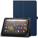 HoYiXi Étui Universel pour 9-10.1 Pouces Tablette Fire HD 10 2021/2023 & Fire HD 10 Plus 2021/2023 avec Support et Dragonne Housse de Protection pour 9"-10.1" Samsung Lenovo Android Tablette - Bleu