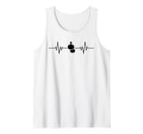 Air Hockey Heartbeat Tank Top