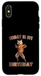 Coque pour iPhone X/XS Chemise « Today Is My Birthday Fox »