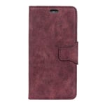 Leather phone Cover for LG G7 One, with card slots, with landyard