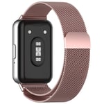 Samsung Galaxy Fit 3 Armband Milanese Loop, Rosa guld