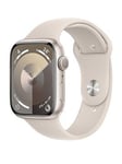 Apple Watch Series 9 (Gps), 45Mm Starlight Aluminium Case With Starlight Sport Band