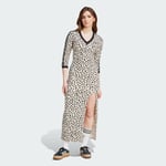 Leopard 3-Stripes Maxi Kjole