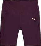 Puma Run Ultraform Womens Short Tights Purple 6 Inch Running Lightweight Shorts