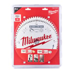 Milwaukee sirkelsagblad for kapp/gjærsag twin pack 254 x 30