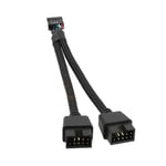 Moderkort USB 2.0 9-stifts Header 1 till 2 Förlängningshub Splitter Adapter Konverterare