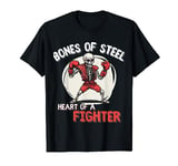 Kickboxing Skeleton Funny Kickboxer Boxing T-Shirt