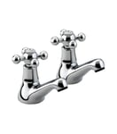 Bristan R 1/2 C Regency Basin Taps - Chrome