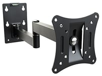 RICOO Monitor Mount Tilt Swivel approx 13-29 Inch for LED LCD Curved and Flatscreens R02-11 TV Wall Bracket Universal for VESA 50x50-100x100