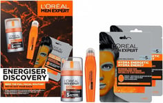 L’Oreal Men Expert Energiser Discovery Gift Set, Men’S Skincare Gift for Him Fea