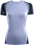 Aclima Lightwool Sports T-Shirt W's purple impr/navyblazer/northatlantic XS