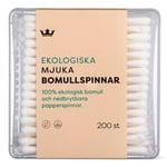 Kronans Apotek Ekologiska Mjuka Bomullspinnar Bomullspinnar, 200 st