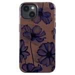 Burga Coque pour iPhone 15 Velvet Night Antichoc Violet Foncé