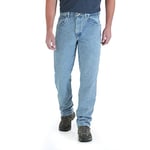 Wrangler Men's Rugged Wear Relaxed Fit Jean??? ??? ? ??????????????????rugged Wear - Jeans???? ???? ??????? Jeans, Vintage Indigo, 34W 34L UK