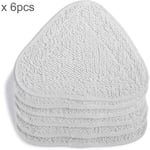 6X För Vileda Steam Steam Cleaner Replacement Cap - Vit