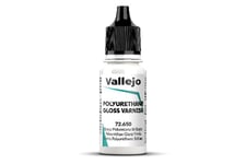 Vallejo Auxiliaries:  Polyurethane Gloss Varnish 18 ml