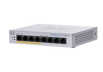 Cisco Business 110 CBS110-8PP-D 8 Ports Layer 2 PoE Switch - 32 W PoE