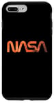 Coque pour iPhone 7 Plus/8 Plus Logo rétro de la NASA Mars Worm Patch Space Exploration Graphic