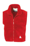 Veste Polaire Sans Manches - Enfant - R037j/Y - Rouge