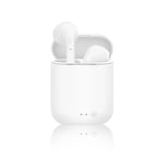 Original TWS I12 Macaron Trådlösa Bluetooth-headset Matta Sport Binaurala Öronproppar Trådlösa Hörlurar Bluetooth-hörlurar White