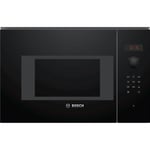 Micro-ondes simple encastrable -BOSCH SER4 - BFL523MB1F - Noir - 7 programmes auto - 38,2 x 59,4 x 31,7 cm