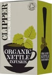 6x Boxes Of 20, 120 Clipper Organic Nettle Tea Bags For Home & Catering