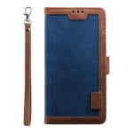 Samsung Galaxy S20+ Blue Flip Case Protective PU Leather Wallet