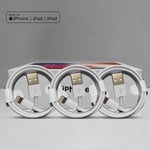 3 X Genuine iPhone Cable Charger Fast For Apple USB Lead 6S 7 8 X XS XR 11 12 13