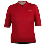 MATCHY CYCLING Maillot Essential Rouge S 2023 - *prix inclut le code BLACK