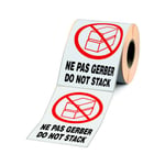 - Etiquette adhésive pré-imprimée ''NE PAS GERBER'' 1000 étiquettes 9 x 13 cm (carton unités)