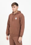 CONVERSE Sweatshirts Homme Marron Sweat À Capuche Avec CHUCK TA