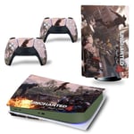 Kit De Autocollants Skin Decal Pour Console De Jeu Ps5 Couleur Uncharted 4, Version Cd-Rom T1809