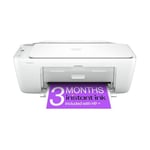 HP DeskJet 2810e All in One Printer | Perfect for Home | Colour | Wireless | Print, Scan & Copy | 3 Months of Instant Ink included Easy Setup & Reliable Wi-Fi | White