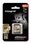 Integral 256GB Ultra SDXC Card Class 10 UHS-I U3 Memory Card CAMERA HD 4K 3D