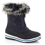 Kimberfeel - Cassandra - Bottes de Neige pour Garçon, Taille 33, Bleu