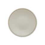 Avet Spain ‎AV HMSTITCH SAV-35 Assiette à Dessert en Grès, 20.5cm Diamètre, 2cm Hauteur, Crème