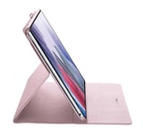 Cellularline - Folio - Galaxy Tab A9+ - Étui pour Tablette avec Fonction Stand avec 3 Niveaux d'inclinaison - Protection des Angles - Compatible Mode Veille - Rose