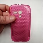 COQUE SILICONE SOUPLE TRANSLUCIDE POUR MOTOROLA MOTO G ROSE