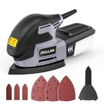 JELLAS Detail Mouse Sander 220W - Compact Sander Machine for Wood, 13,000 RPM