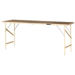 Table à tapisser pliante en bois - Outifrance - Pieds en bois - Dimensions 1700 x 560 x 800 mm