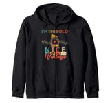 I'm This Old Record Player Vintage Vinyl Music Men Women Fun Zip Hoodie