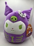 Kuromi Hello Kitty Skeleton Squishmallow 8" Plush Soft Toy Halloween Costume NEW