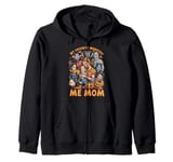 My Favorite Monsters Call Me Mom For Funny Halloween Outfit Zip Hoodie