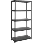 5 TIER PLASTIC RACK SHELF SHELVING RACKING SHELVES STORAG (2)