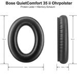 Coussinets d'oreille pour Bose QuietComfort 35 ii, coussinets d'oreille de rechange haut de gamme pour casque Bose QuietComfort 35 (QC35), coussinets d'oreille de rechange compatibles avec le casque supra-auriculaire Bose QuietComfort 35 II QC35 II (gris)