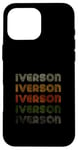 iPhone 16 Pro Max Love Heart Iverson Tee Grunge Vintage Style Black Iverson Case