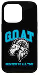 iPhone 13 Pro G.O.A.T. Shirt, Goat shirt, greatest of all time, retro rap Case