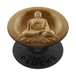 Buddha Design - Buddha Zen Yoga Spiritual PopSockets Grip and Stand for Phones and Tablets