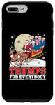 Coque pour iPhone 7 Plus/8 Plus Trumps For Everybody Santa Sleigh Christmas Holiday (Les